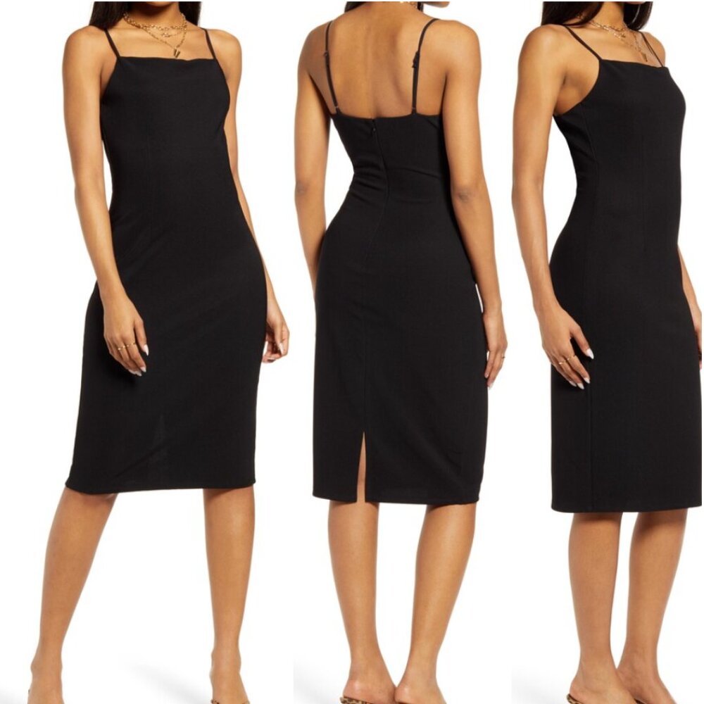 Open Edit | Sleeveless Rib Ottoman Dress